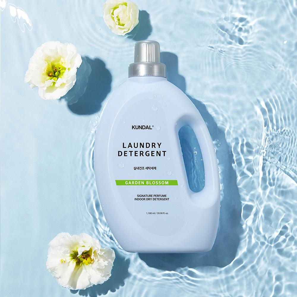 KUNDAL Ультраконцентрированное стиральное средство для сушки в помещении Signature Perfume 1180 мл 3 упаковки, корейская косметика с приятным ароматом