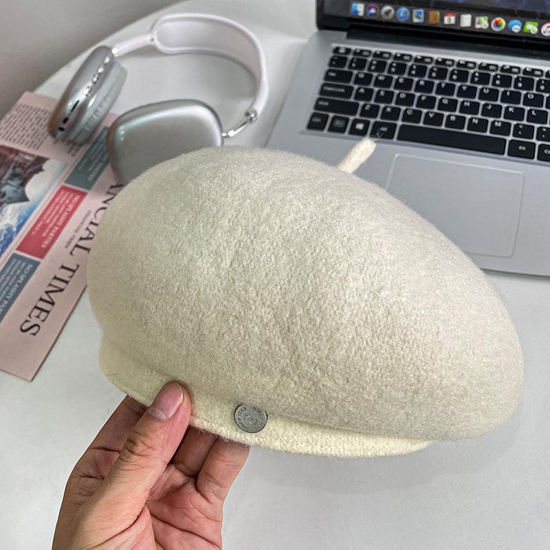 Шерстяной берет женский британский ретро универсальный восьмиклинный тыквенный берет в японском стиле литературный и художественный берет маленького художника