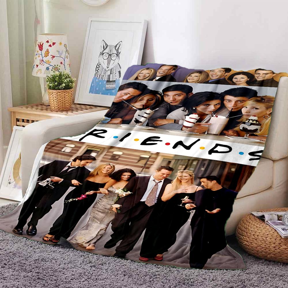Friends Forever Celebration Blanket Soft Throw Blanket For Home Bedroom Bed Sofa Travel Office Solid Christmas Blanket
