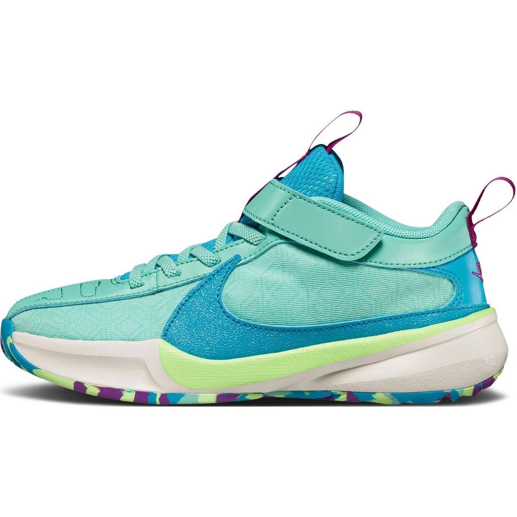 Zoom Freak 5 PS Греция x Nike Нигерия Детские кроссовки Бирюзовый Изумрудно-голубой-Молния DZ4485-300