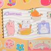 40pcs/set Cute Animal Sticker Cartoon Phone Case Decorative Stickers Girls DIY Journal Stickers Kids Stationery Stickers