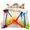 Watercolor Duvet Cover Set MultiColorful Graffiti Splatter Polyester Bedding Set Kids Teens Double Queen King Size Qulit Cover