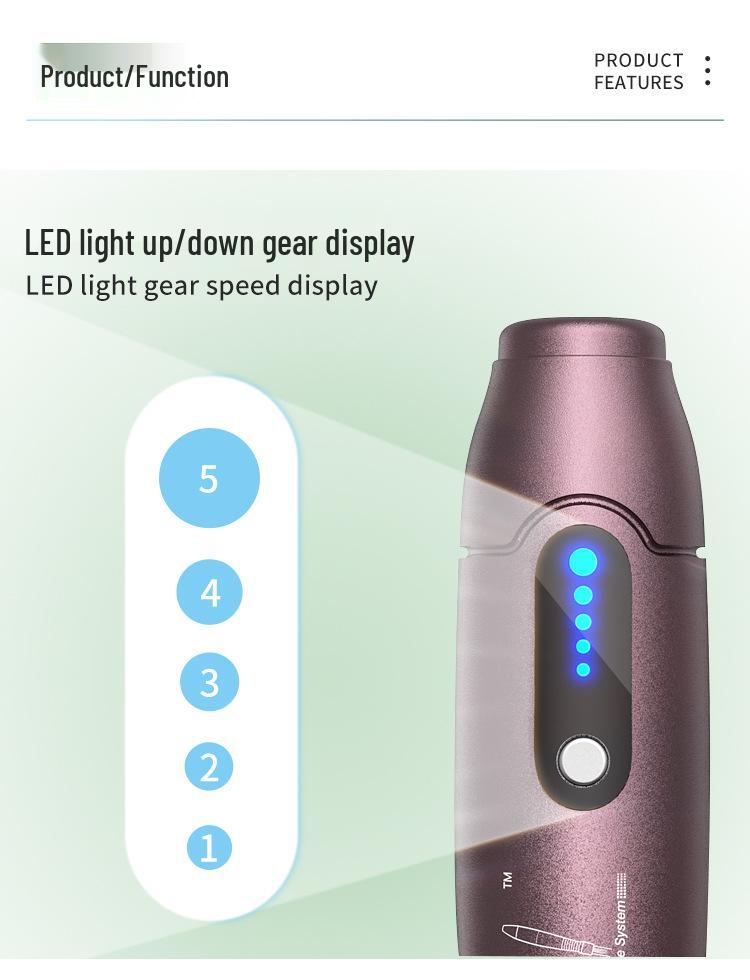 DR.pen A10 Электрическая ручка для микроигл для красоты с дисплеем, беспроводной зарядкой и портативностью