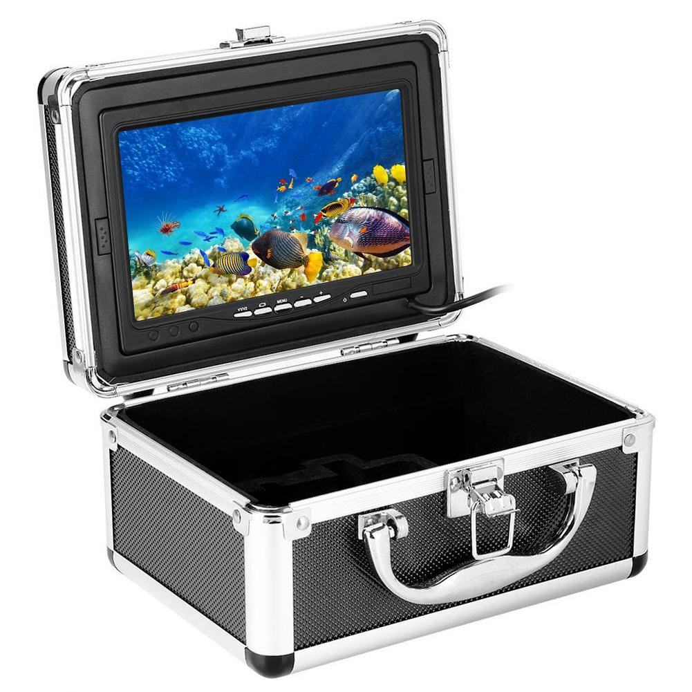 7-дюймовый 30M инфракрасный рыбопоисковый эхолот 1000 TVL Подводный DVR камера рыболовный монитор