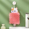 Hand Hanging Towel Cartoon Hangable Thickened Water Absorption Chenille Household Kitchen Handball Towels for Kitchen