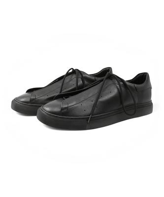 Yase [Итальянская кожа] Ss1 Мягкие кроссовки Черные