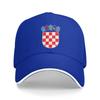 Custom Croatia Coat Of Arms Baseball Cap Women Unisex Breathable Croatian Flag Dad Hat Outdoor
