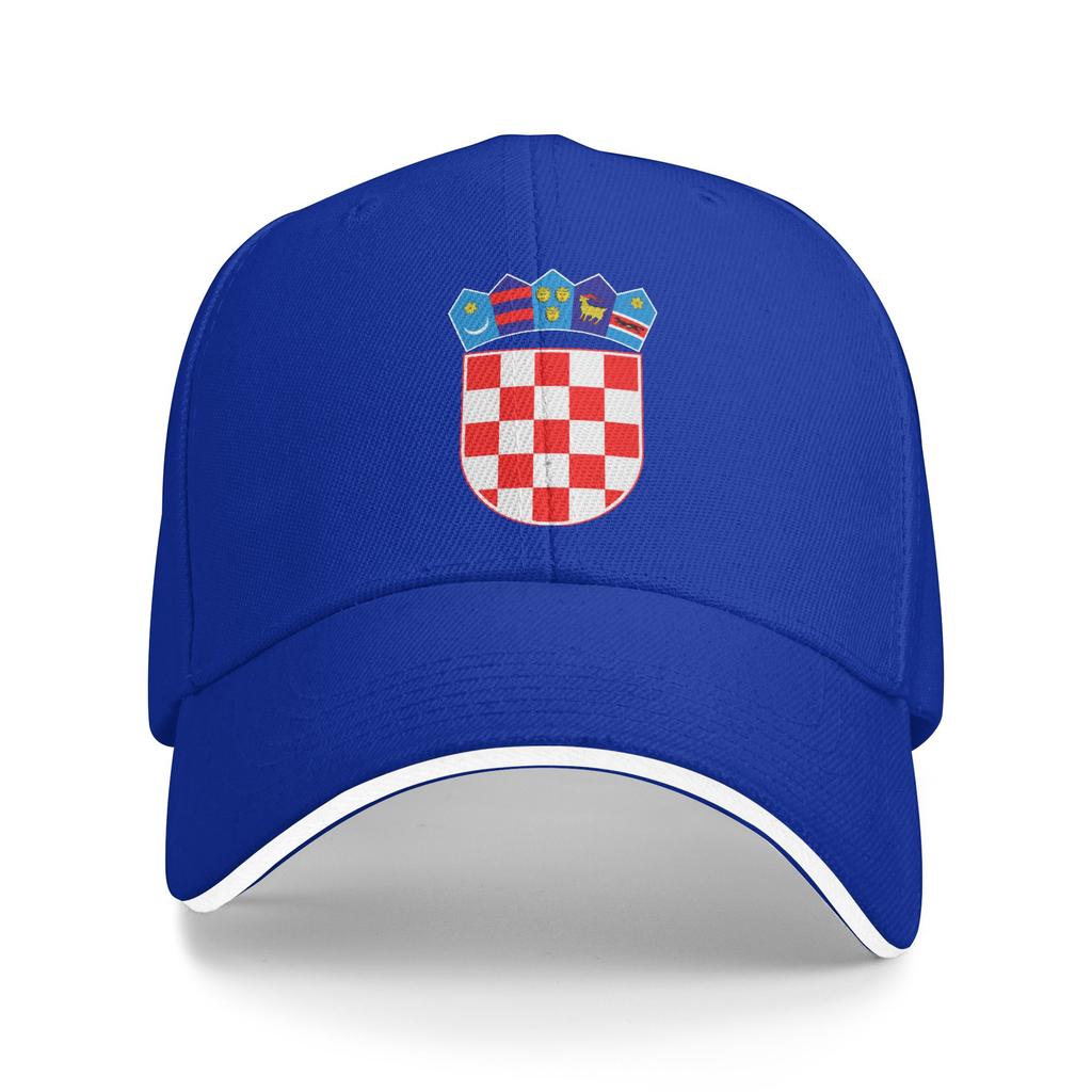 Custom Croatia Coat Of Arms Baseball Cap Women Unisex Breathable Croatian Flag Dad Hat Outdoor