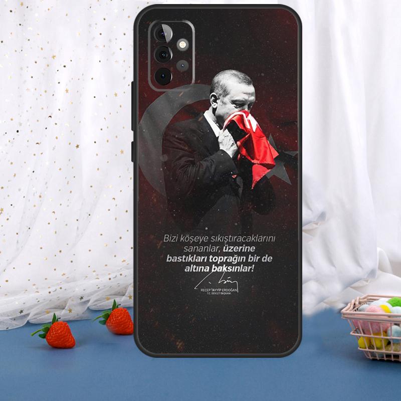 Turkey Recep Tayyip Erdogan For Samsung Galaxy A54 A34 A14 A36 A56 A26 A16 A15 A55 A53 A33 A35 A22 A32 A52 A05 A06 Case
