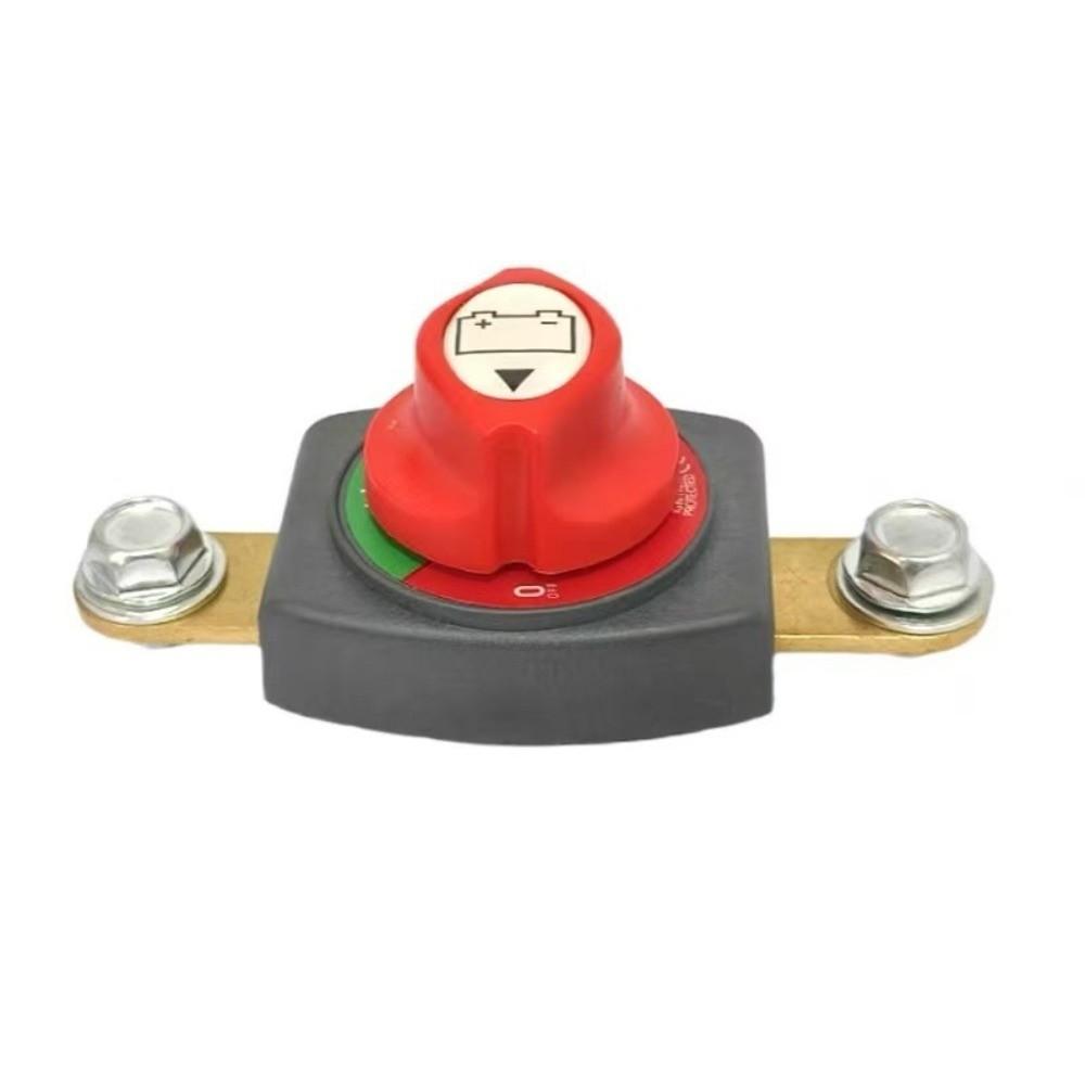 Portable 12-48V Battery Disconnect Switch Brass On/Off Battery Isolator Power Cut Master Isolator For Cars/Rvs/Boats