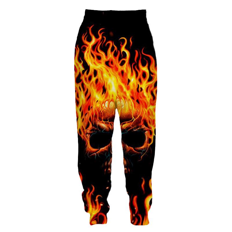 Spring Autumn Men's Pants Fashion Trousers Casual Man Sports Skull 3D Printed Streetwear Sweatpants Big Size Men Clothing S-6XL