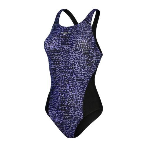 Speedo Womens/Ladies Snake Print One Piece Swimsuit