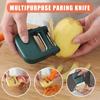 3-In-1 Multifunctional Vegetable Cutter Manual Peeler With Brush Vegetables Fruit Slicer Skin-Peeler Grater Kitchen Accessories