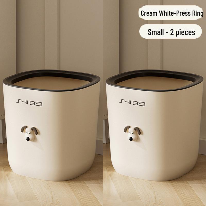 Мусорная корзина для дома 2023: Мусорное ведро с большой емкостью и крышкой для гостиной, ванной комнаты, туалета или кухни