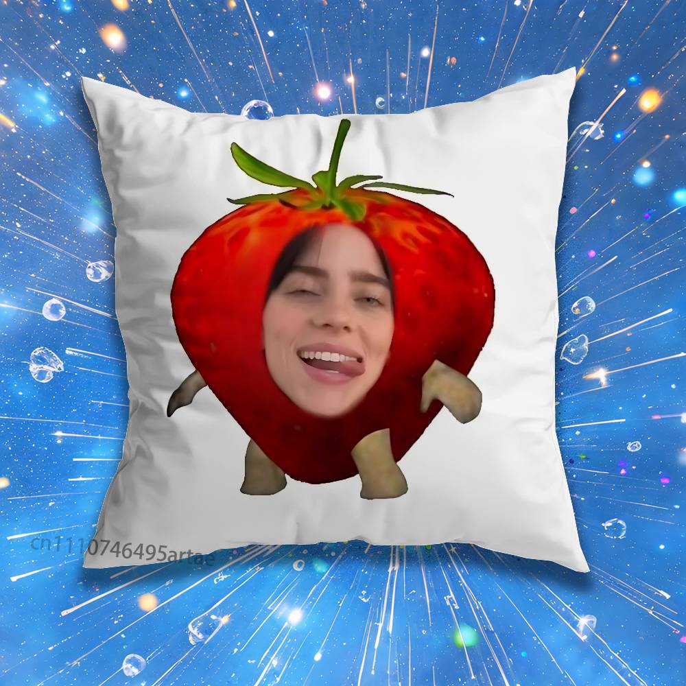 Ударь меня сильно и нежно Подушка Billie Eilish для Дивана Сиденья Стула Декоративная Современный Домашний Декор Подушка-плед