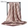 High-quality Luxurious Silk Scarves Headband Scarfs Neck Scarf For Women Chain Silk Scarf Women's Decorative Shawl