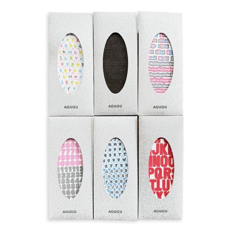 15sheet/set Chic Sweet Number Letter Scrapbook Journal Sticker for Student Creative Fashion DIY Decor Photocard Sticker