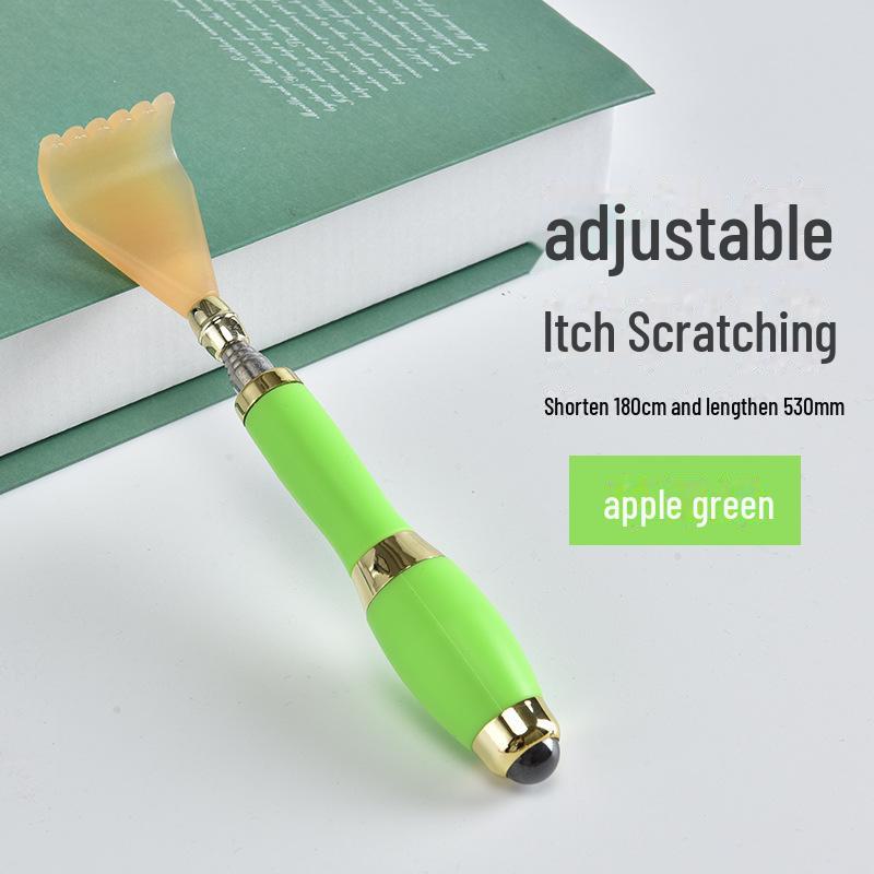 Телескопическая чесалка для спины из нержавеющей стали с магнитным массажем