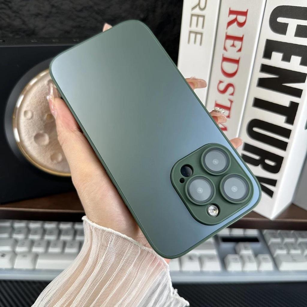 AG Нано-матовый чехол для iPhone17ProMax с 16 защитными пленками на все объективы и защитой мягкого края