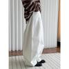 Louvre Spring Japanese Street Style High-Waist Wide-Leg Loose Trousers for Women