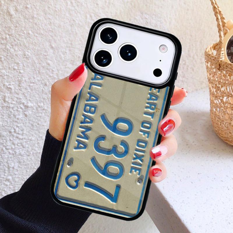 USA LICENSE NUMBER PLATES Phone Case For iPhone 17 Air 16 15 14 13 12 11 Pro Max Plus