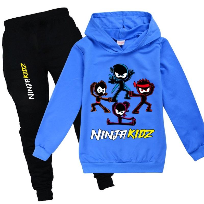 NINJA KIDZ Детский бутик одежды, оптовая продажа, хлопковая детская одежда, футболка для девочек, штаны, костюм, школьная одежда для мальчиков, толстовки для маленьких детей