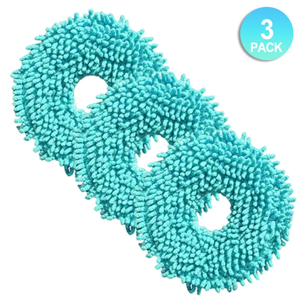 Replacement Microfiber Mop Pads for Conga Model Optimal Choice to Maintain Clean Floors Available as a Set of Three or Eight