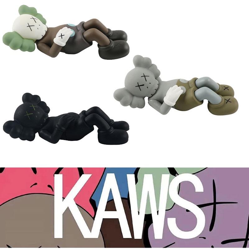 Улица Сезам Kaws Cos Кукла-переноска, Аниме Тренд Фигурка Оптом 17см, Материал ПВХ, Серый