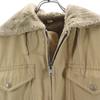 MIGHTY MAC 80s Vintage Made In USA Mountain Parka Beige Boa Fur Lining Men's Used