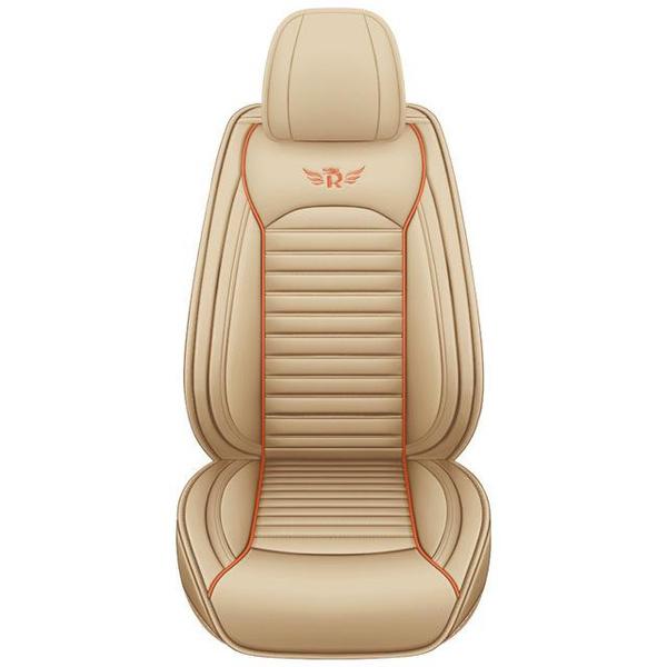 Universal Car Seat Cover Luxury Car Single Front Seat Mat PU Leather Full Cover Cushion Protector Cover