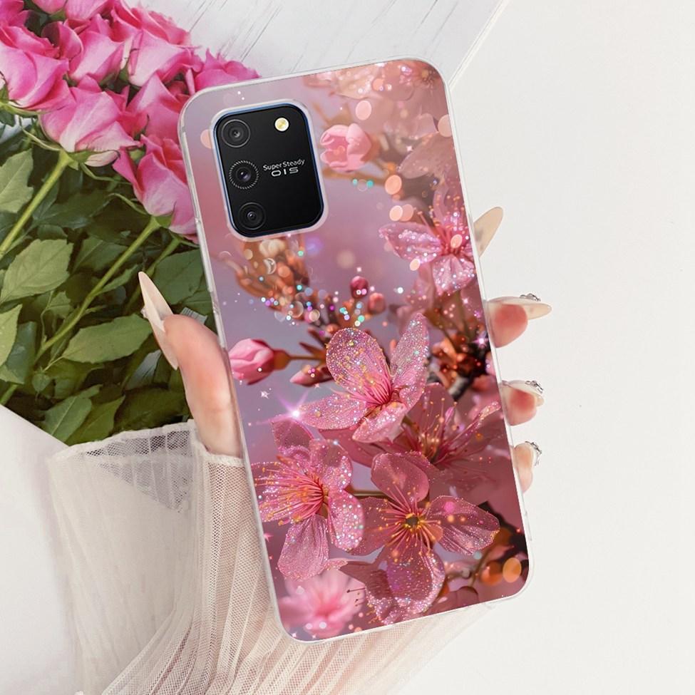 Clear For Samsung S10 Lite Case Cute Fashion Butterfly Funny Painted Casing For Samsung Galaxy S10 Lite SM-G770F SM-G770U1 Cover