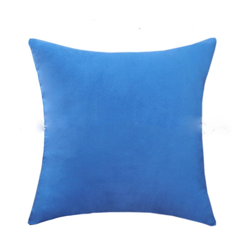 Pillow Cushion Cover Pure Candy Color Household Goods Cover Suede Pillow Nordic Style