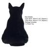 Cat Stuffed Pillow Super Soft Animal Design Plush Solid Color Doll Pillow for Living Room