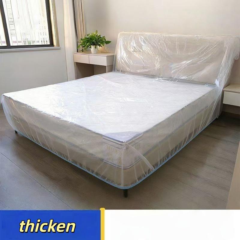 Одноразовые чехлы от пыли Эластичные 2 шт. Пластиковая пылезащитная пленка Для дивана Пылезащитный Для мебели Общежитие Диван Защита от пыли при покраске стен