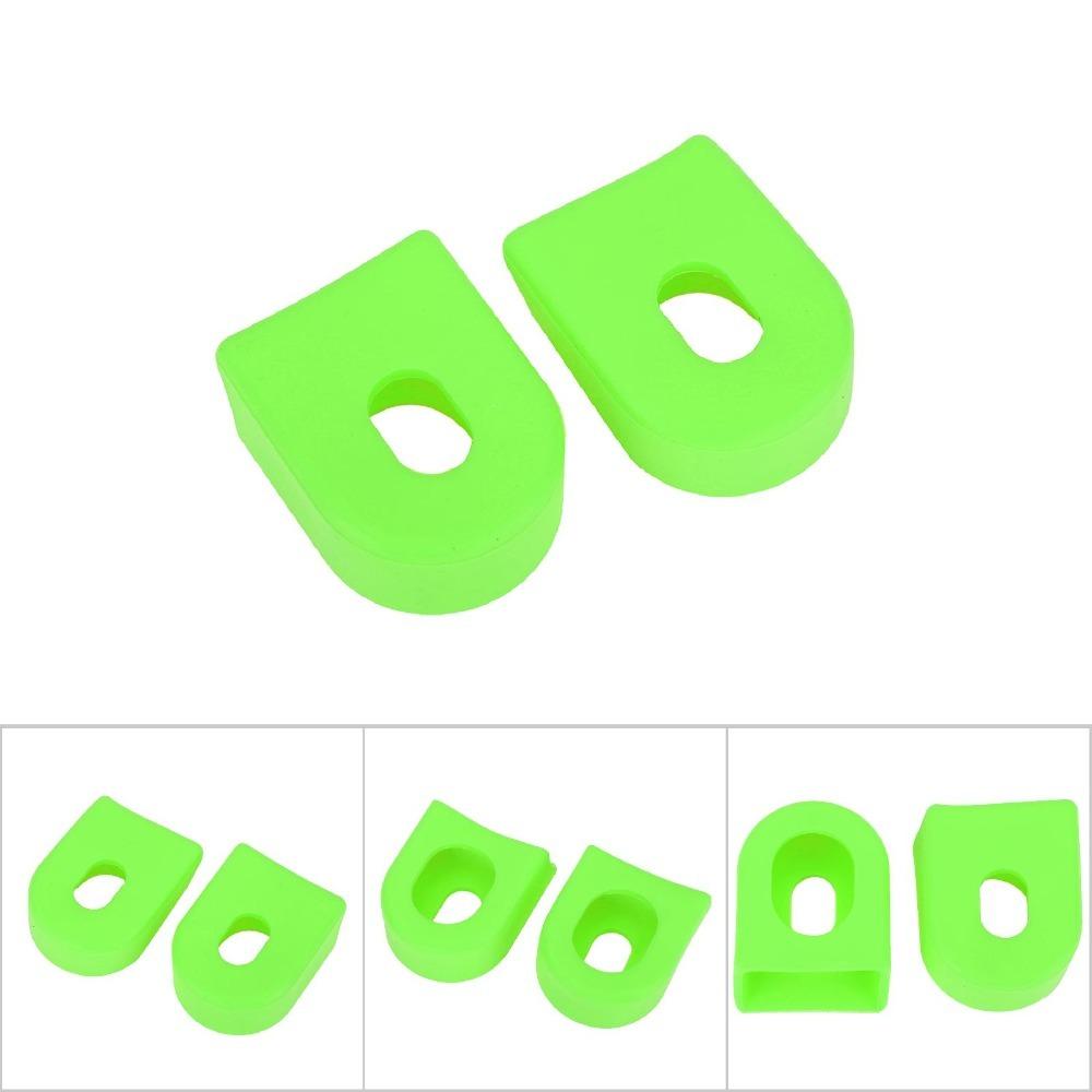 10PCS Silicone Cycling Crank Boot Protectors Multicolor Soft Cycling Crank Boot Lightweight Crank Arm Protectors Mountain Bike