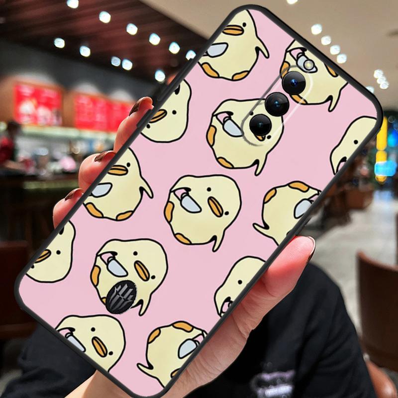 Cartoon Duck Knife Case For ZTE Nubia Red Magic 11 10 8 9 8S 9S 10S Pro Plus 10 Air 5G 6R 6 7 6S 7S Pro Cover