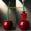 Creative Home 1 шт. Милый набор туалетных щеток в форме вишни с длинной ручкой, мягкой щетиной, пластиковая туалетная щетка, аксессуары для ванной комнаты