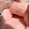 Хлопковые тапочки для женщин, зимние, для дома, утолщенные, нескользящие и теплые, с рисунком милой хлопковой обуви