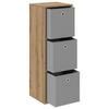 Sideboard with Drawers Artisan Oak Finish 35 x 32 x 99.5 cm