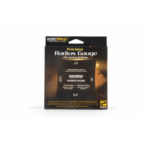 MUSIC NOMAD Stainless Steel Fingerboard Saddle Radius Measurement Gauge MN603