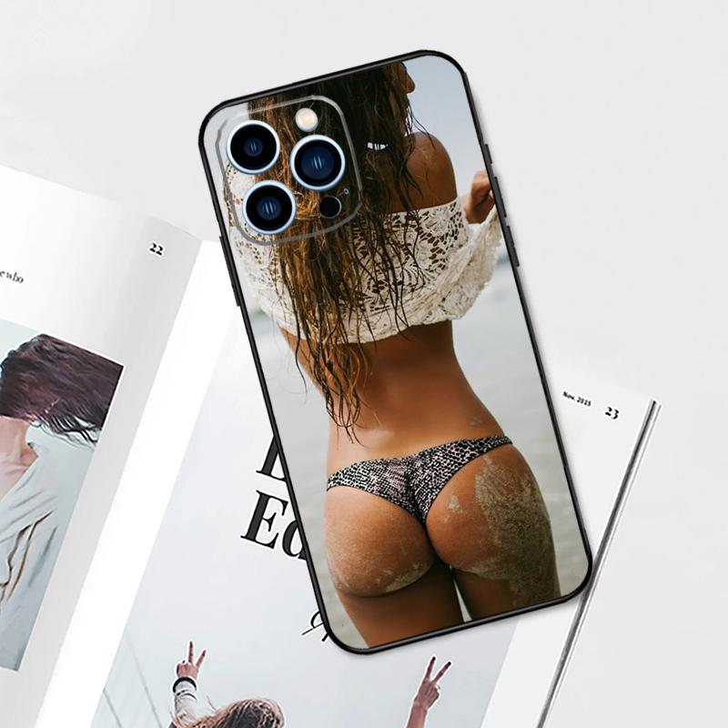 Чехол Sexy Bikini Girl для iPhone 15 14 Plus 11 12 13 Pro Max Mini X XR XS Max 7 8 Plus SE 2020 задняя крышка