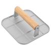Heavy Duty Burger Patty Maker Press with Wood Handle for Kitchen