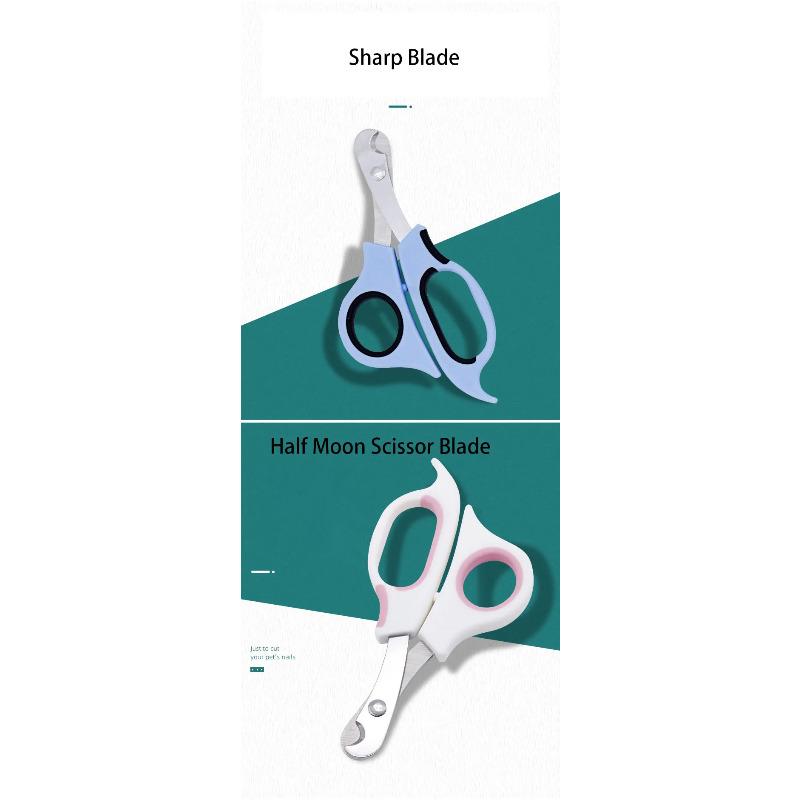 Лезвие из нержавеющей стали для собак, кошек, домашних животных, кусачки для ногтей, PP+TPR, удобная ручка, бытовые кусачки для ногтей, принадлежности для профессионалов