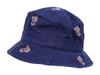 (Polo Ralph Lauren) Men's and Women's Wingfoot Multi-Embroidered Cotton Bucket Hat P Wing 01080280 LXL Size NAVY MULTI [Used]
