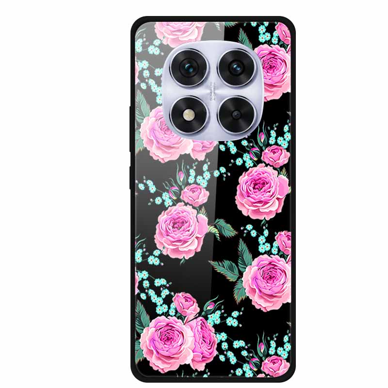 Стеклянный чехол для телефона Xiaomi Redmi Note 14 Pro 4G, Чехол для телефона из закаленного стекла, Жесткая задняя крышка для чехла Redmi Note 14 Pro 5G, Мягкий бампер