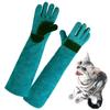 Animal Anti-Bite Gloves Durable Leather Protective Handling Gloves 45/60cm Length Cutting-proof And Anti-thorn Pet Handling Tool