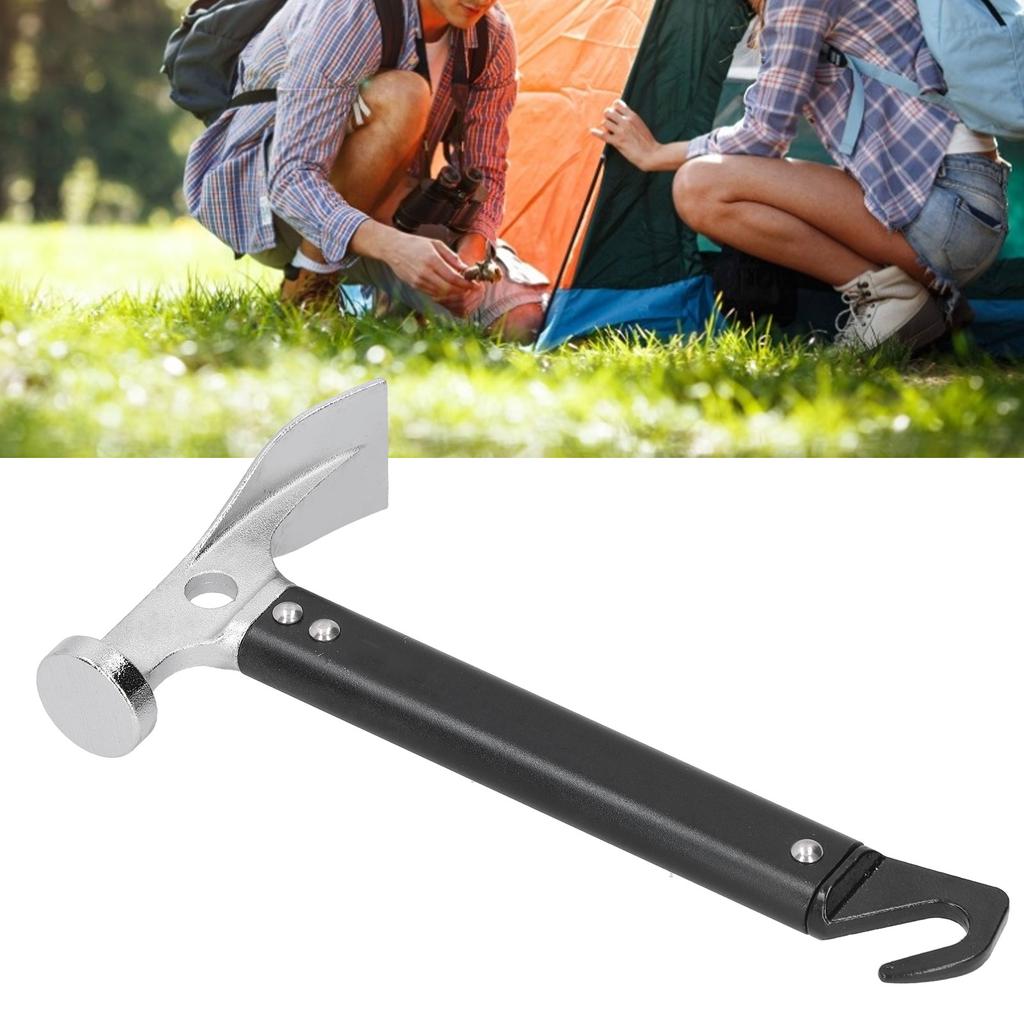 Camping Mallet Tent Stake Peg Puller Hammer Remover Aluminum Alloy Mini Portable Outdoor Tool