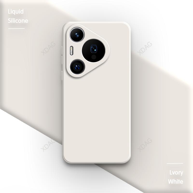 Чехол для телефона Huawei Pura70 Pura 70 Pro 70Pro 5G с полуоберткой, мягкий жидкий силиконовый противоударный чехол для задней панели
