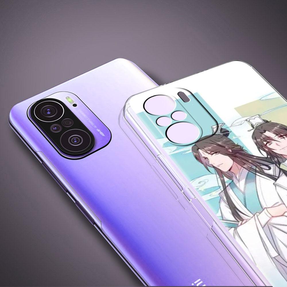 Silicone Cover For Xiaomi Redmi Note 10 9 Pro 9S 8 9C 7 8T 10S 9A 7A 8A K40 K20 Shockproof Soft Phone Case Style Tian Guan Ci Fu