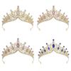 European and American Bride Crowns Headwear Hair Bands Wedding Accessories Simple Hair Accessories Birthday Party Crowns